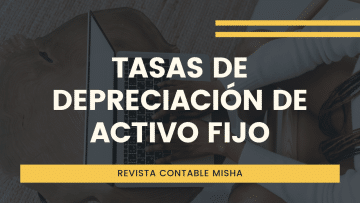 Tasas de depreciacion Activo Fijo
