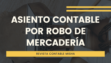 asiento contable robo mercaderia