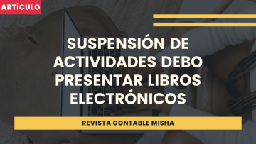 suspension actividades libros electronicos