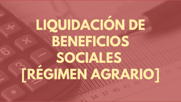 Liquidacion de Beneficios Sociales Regimen Agrario