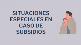 Situaciones Especiales caso Subsidios