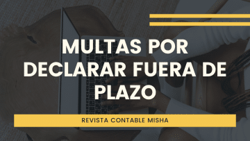multa por declarar fuera plazo