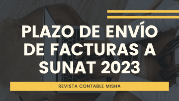 plazo de envio de comprobantes electronicos