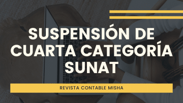 suspension de cuarta categoria sunat