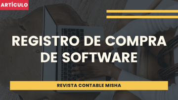 registro compras de software