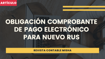 obligacion comprobantes nuevo rus