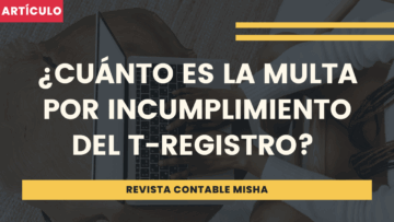 cuanto es la multa t-registro