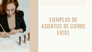 ejemplos asientos de cierre