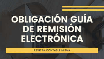 obligacion guia de remision electronica