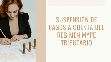 suspension de pago a cuenta de tercera cateroria