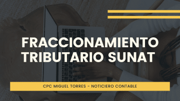 Fraccionamiento SUNAT