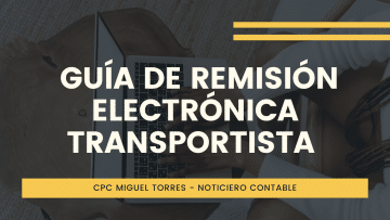 Obligacion emitir guia remision transportista