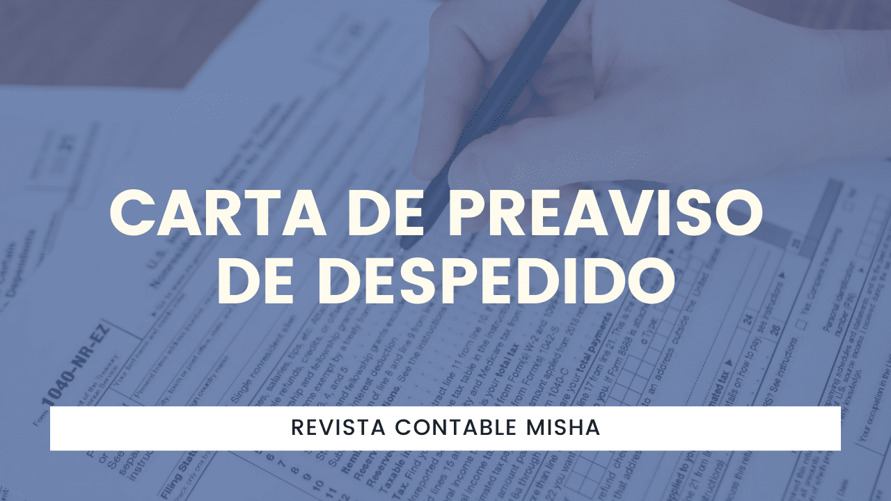 Carta de Preaviso de Despedido - Noticiero Contable