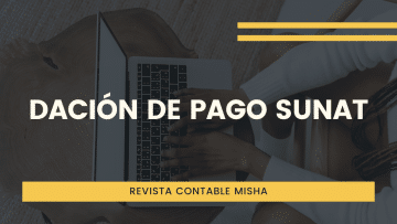 Dacion de Pago SUNAT