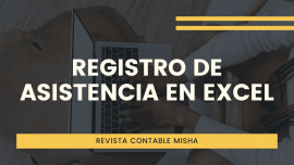 Registro Asistencia Excel