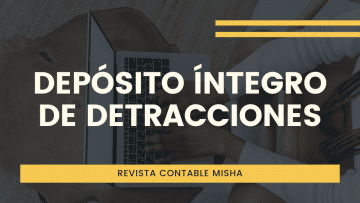 deposito integro de detracciones