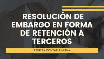 embargo en forma de retencion