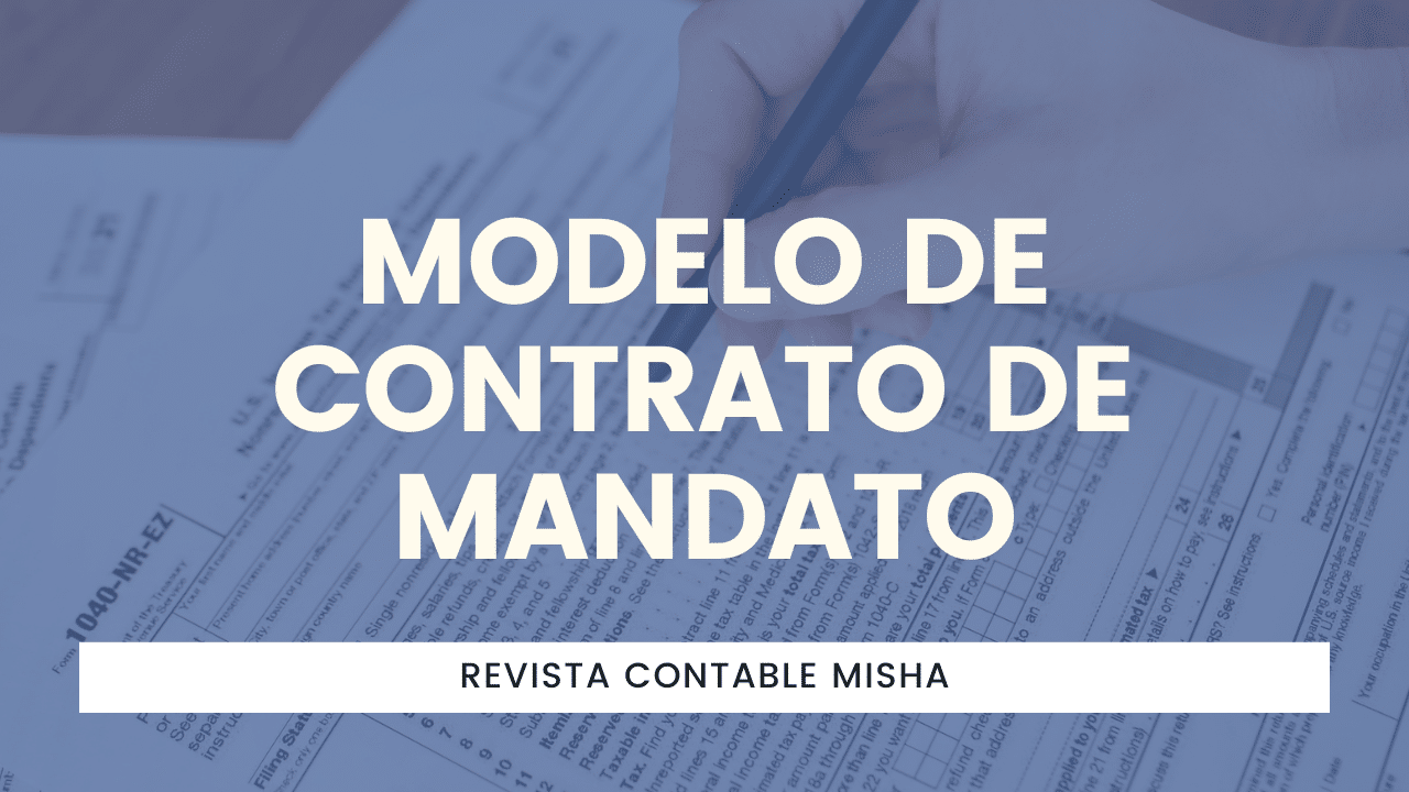 Modelo De Contrato De Mandato Word - Noticiero Contable