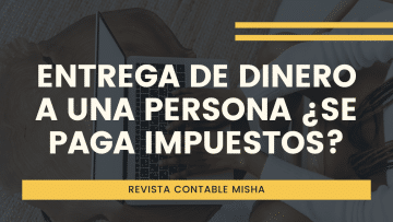 entrega dinero persona natural