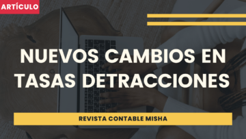 nuevos cambios detracciones