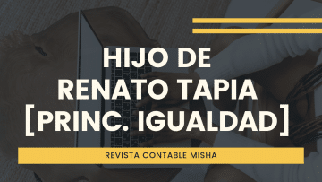 principio de igualdad - hijo de renato tapia