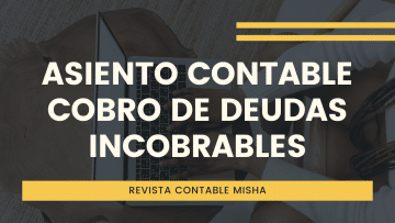 asiento contable deudas castigadas