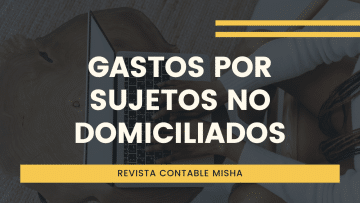 gasto sujetos no domiciliados