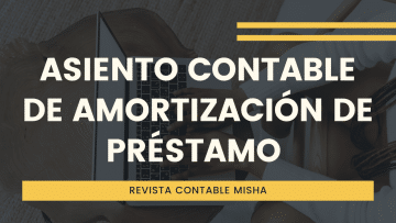 asiento contable amortizacion prestamo