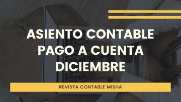 asiento contable pago a cuenta