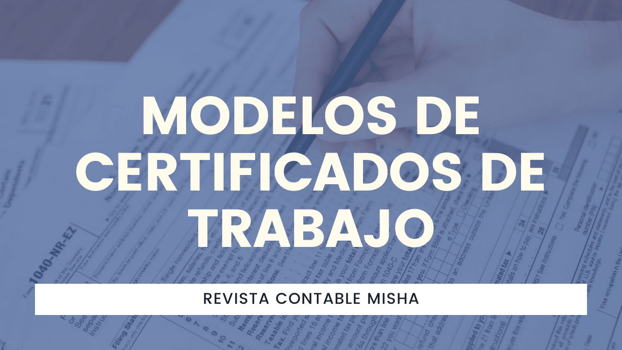 Modelos De Certificados De Trabajo Noticiero Contable 0490