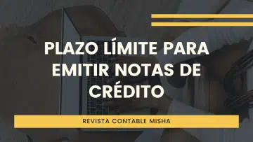 plazo limite nota de credito