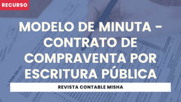 modelo de minuta escritura publica