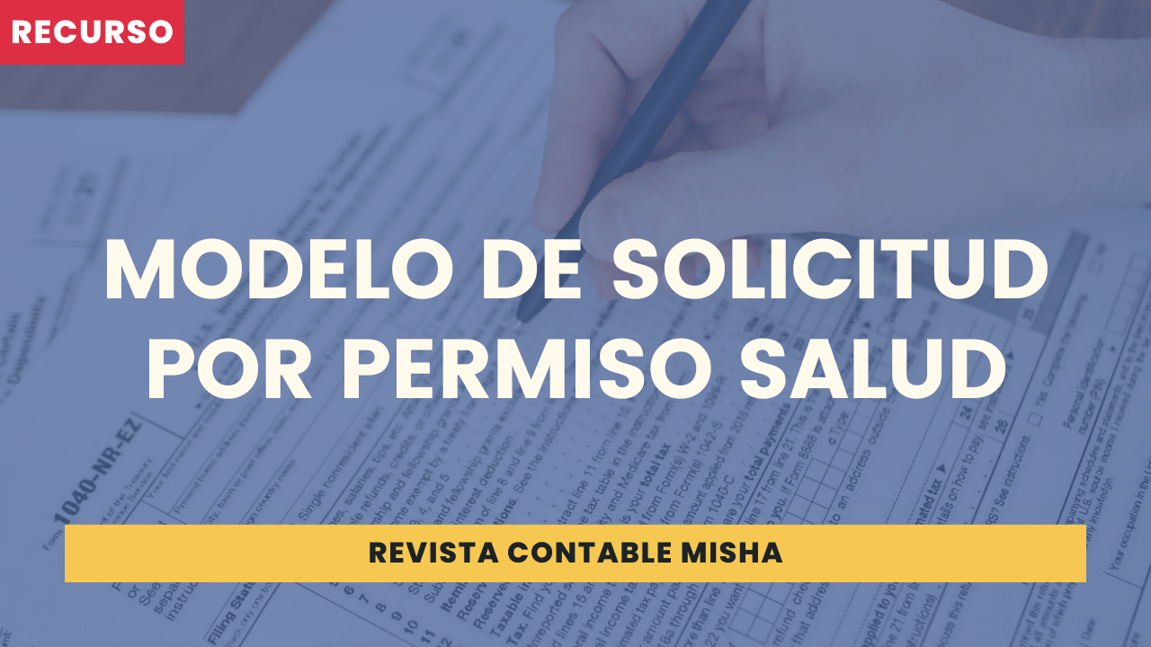 Modelo De Solicitud Por Permiso Salud Noticiero Contable 5037