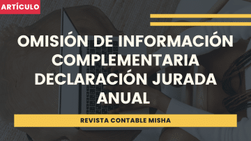 omision informacion complementaria