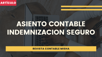 asiento contable indemnizacion seguro