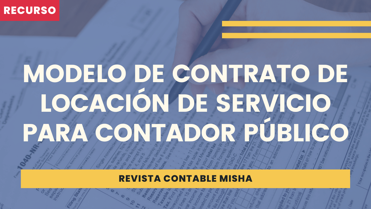 Modelo De Contrato De Locación De Servicio Para Contador Público 0884