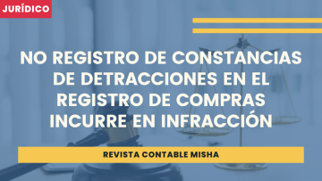 no registro de detraccion registro de compras