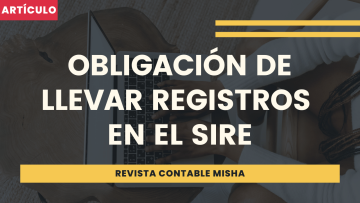 obligacion registros SIRE