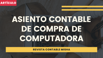 asiento contable computadora