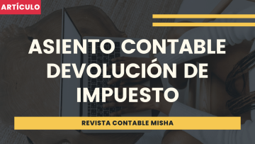 asiento devolucion impuesto