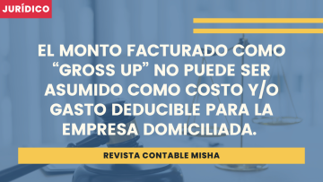 monto facturado gross up