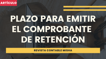 plazo comprobante de retencion