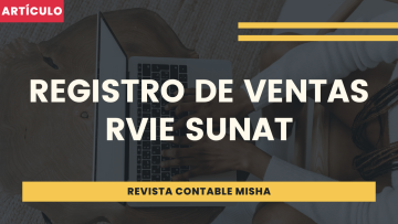 registro ventas RVIE SUNAT