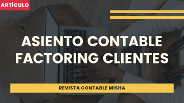 asiento contable factoring