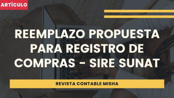 reemplazo propuesta compras SIRE