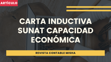 carta inductiva sunat capacidad economica