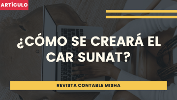 como se crea el car sunat