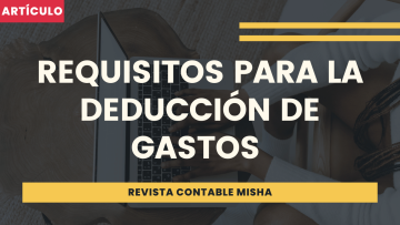 requisitos deuduccion gastos