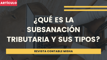 subsanacion tributario