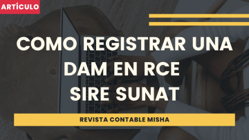 como registrar DAN RCE SIRE